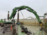 Epiroc-Hydraulikhammer treibt Unterwasserrückbau voran