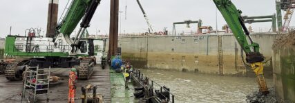 Epiroc-Hydraulikhammer treibt Unterwasserrückbau voran