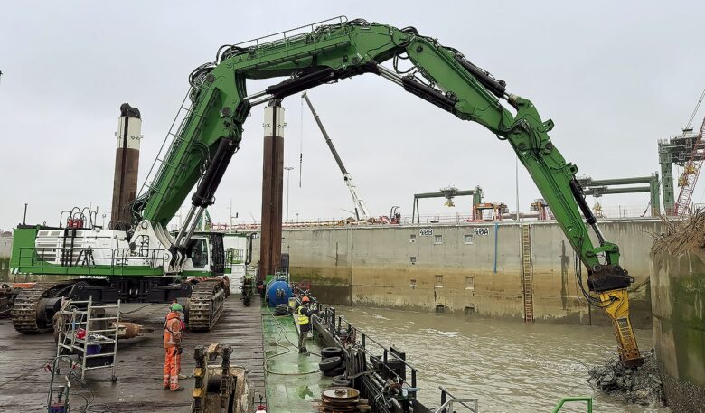 Epiroc-Hydraulikhammer treibt Unterwasserrückbau voran