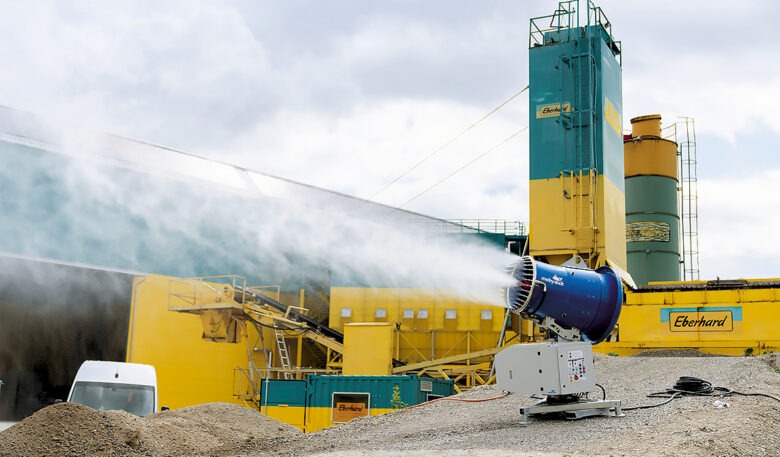 Adaptives Staubbindesystem auf der IFAT zu sehen