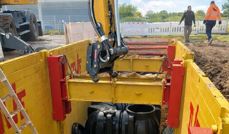 Infrastrukturerneuerung mit Rollenschlitten-Verbausystem von TWF