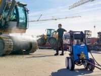 Effiziente Sauberkeit fernab fester Baustelleninfrastruktur