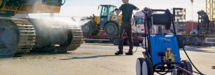 Effiziente Sauberkeit fernab fester Baustelleninfrastruktur