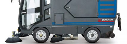 Reinigt große Flächen nachhaltig und leise