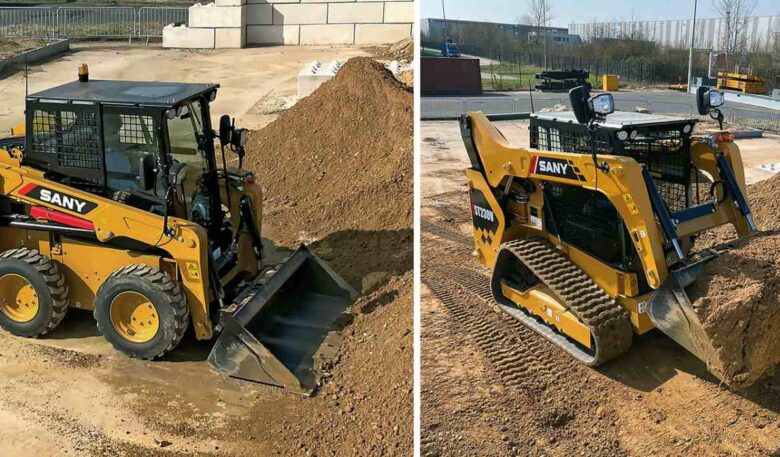 Erste Proberunde mit den Sany-Neuheiten
