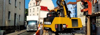 MX20G bewährt sich bei Verbauarbeiten in Nürnberg