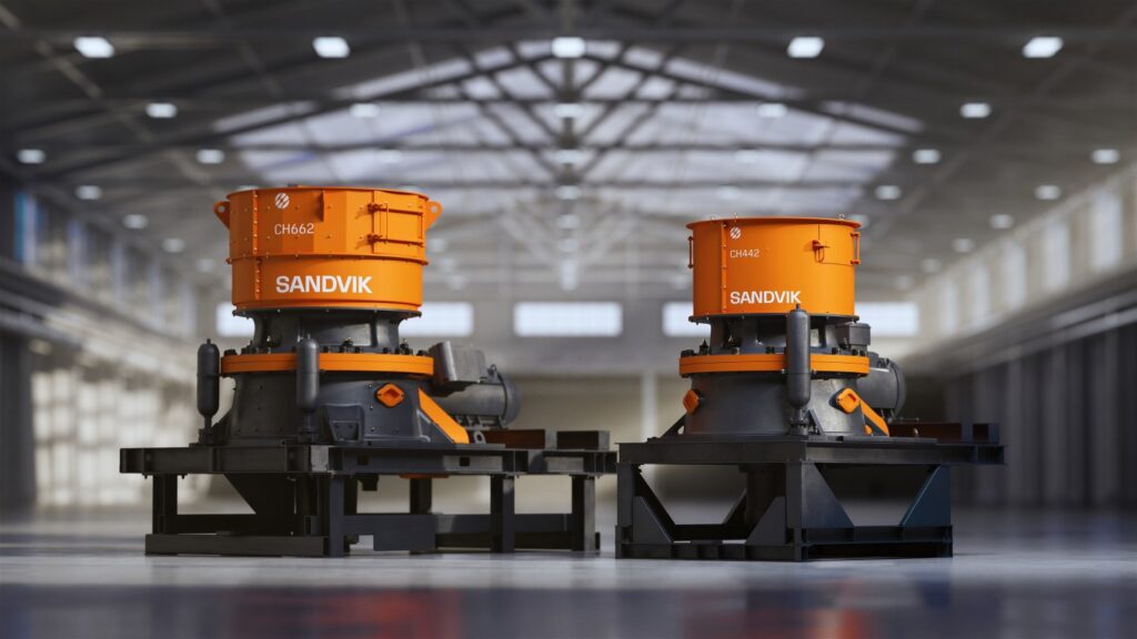 Neue Kegelbrecher mit intelligenten Automatisierungs- und Digitalfunktionen Sandvik