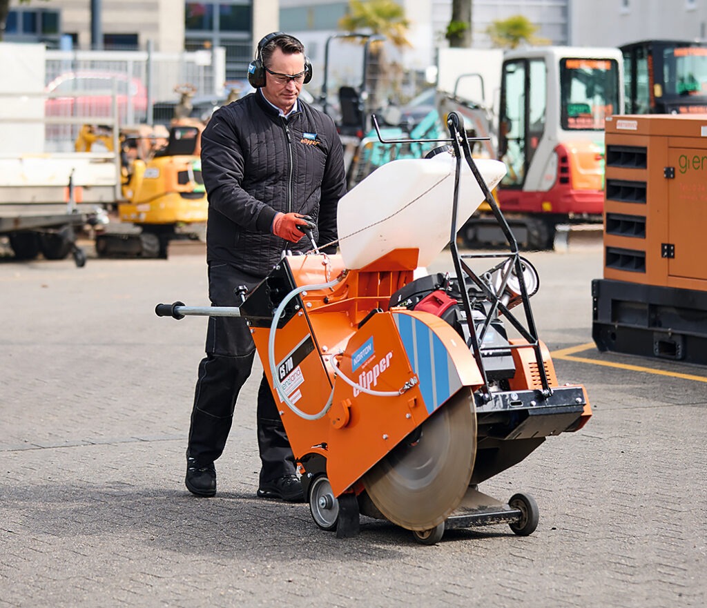 Hohe Schnittleistung für Asphalt und Beton Norton Clipper
