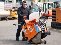 Hohe Schnittleistung für Asphalt und Beton