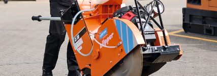 Hohe Schnittleistung für Asphalt und Beton