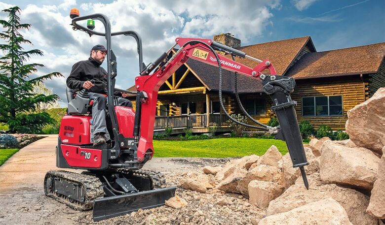 Neuer Yanmar SV10 für enge Räume