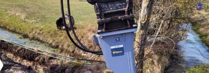Hydraulikhammer EC 122 mit verbessertem Verschleißschutz
