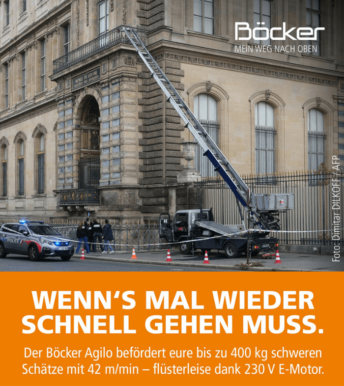 Böcker erhält Auszeichnung für Werbecoup zum Louvre-Raub Böcker