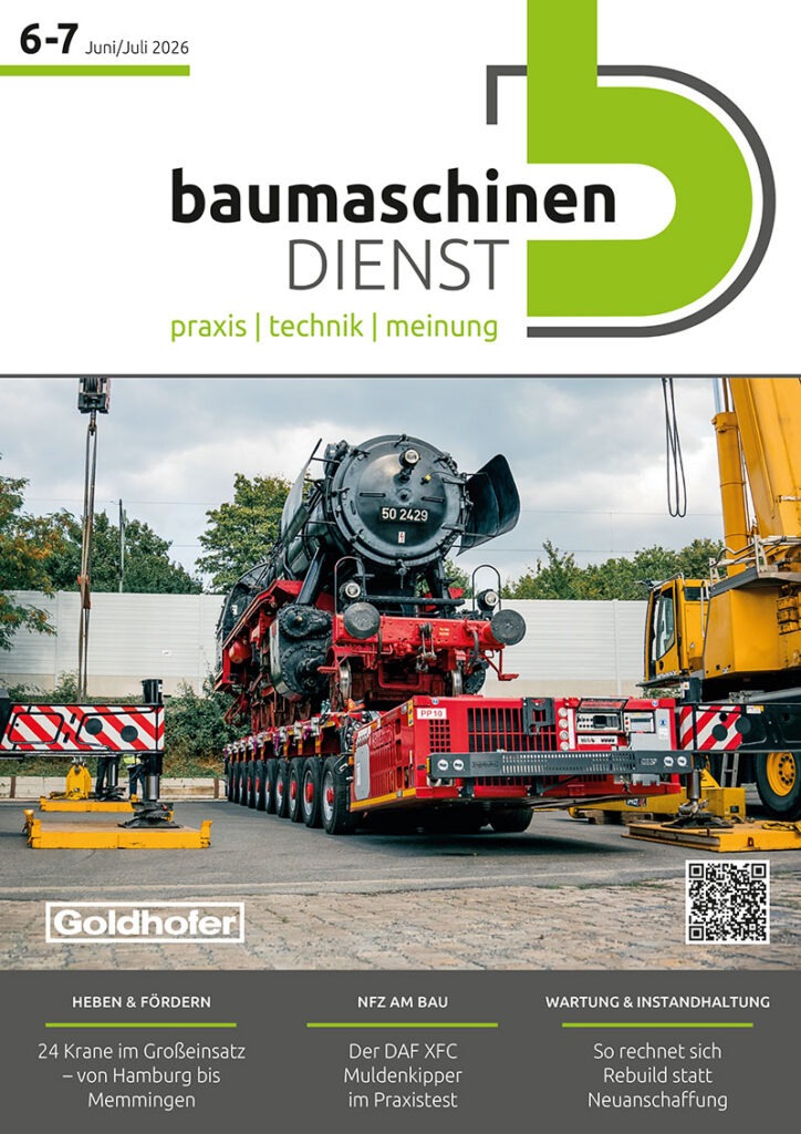 bd baumaschinendienst Ausgabe 6-7/2026 Titelseite