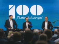 Vogt feiert Unternehmensjubiläum mit Bundeskanzler Friedrich Merz