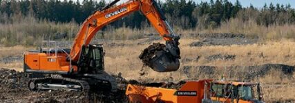 Develon zeigt Heavy-Duty-Portfolio mit sieben Großmaschinen