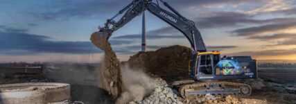 HX400 bewährt sich beim Windkraft-Rückbau