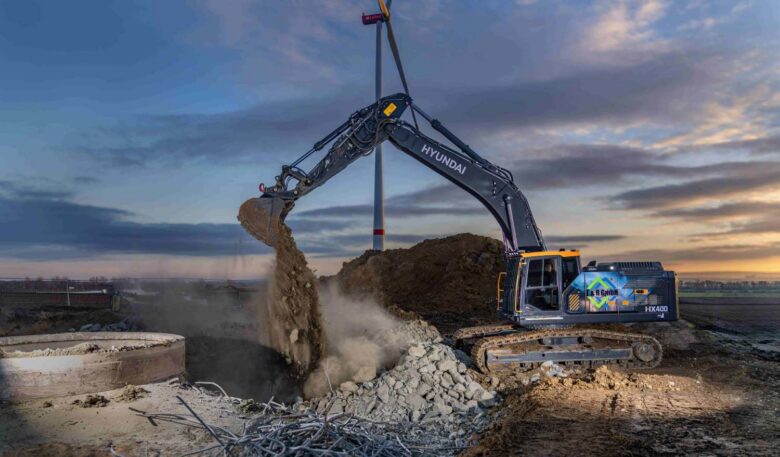 HX400 bewährt sich beim Windkraft-Rückbau