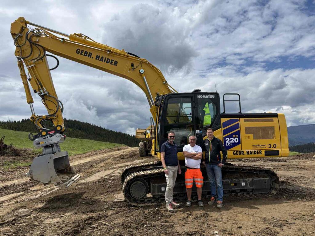 Gebrüder Haider setzt auf Komatsu und iMC 3.0 Kuhn Baumaschinen