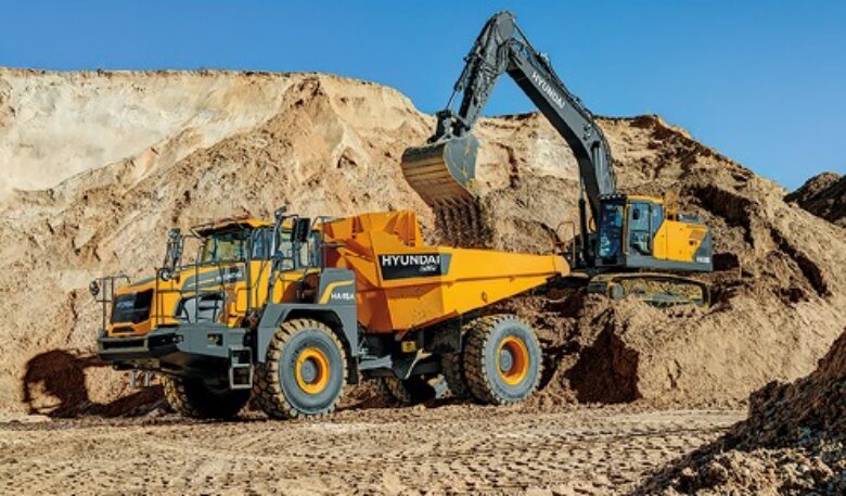 Zweiachs-Knickdumper mit 45 t Nutzlast von Hyundai