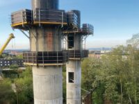 Paschal-Rundschalung ermöglicht sicheres Klettern bis 50 m