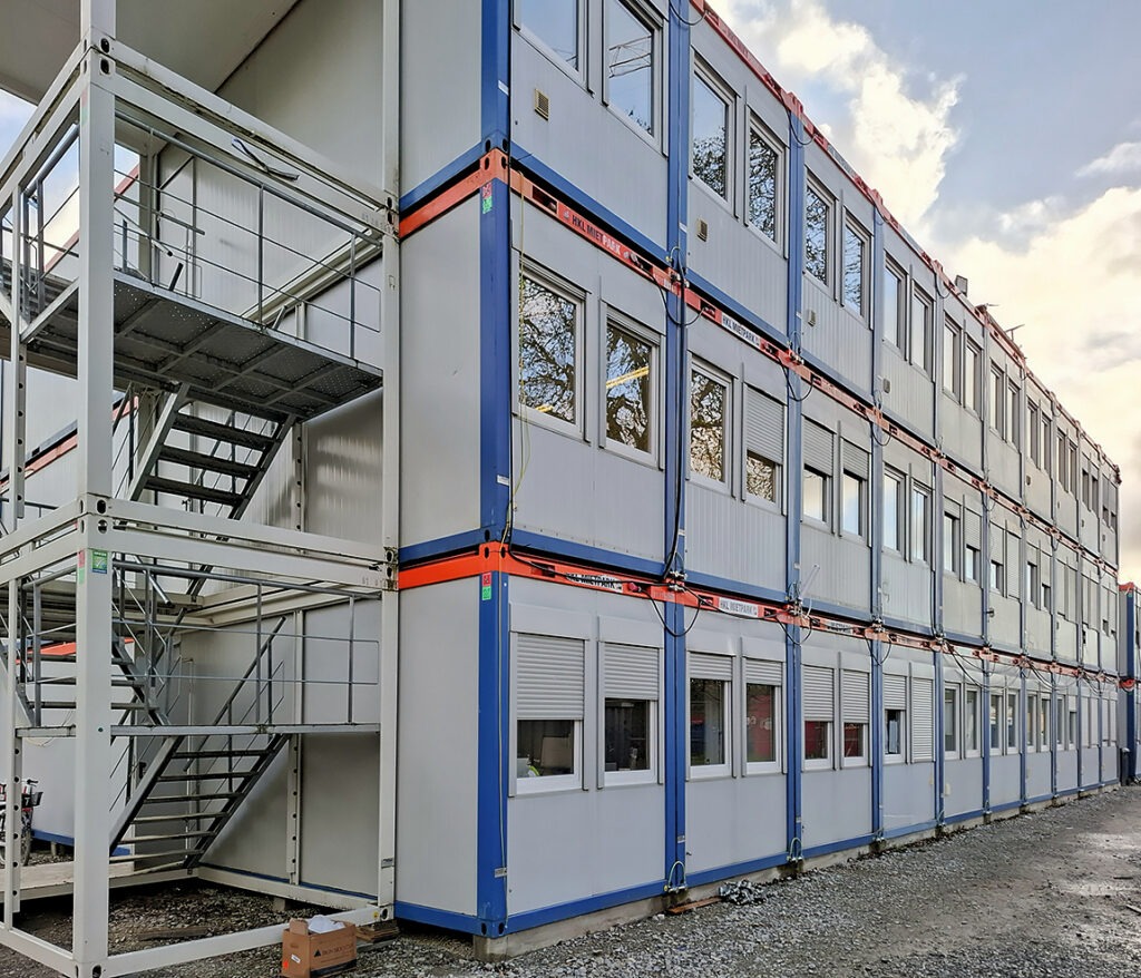 Containeranlage wächst mit dem Bauprojekt Bild: HKL
