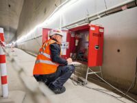 Strom- und Lichtversorgung im A81-Tunnel