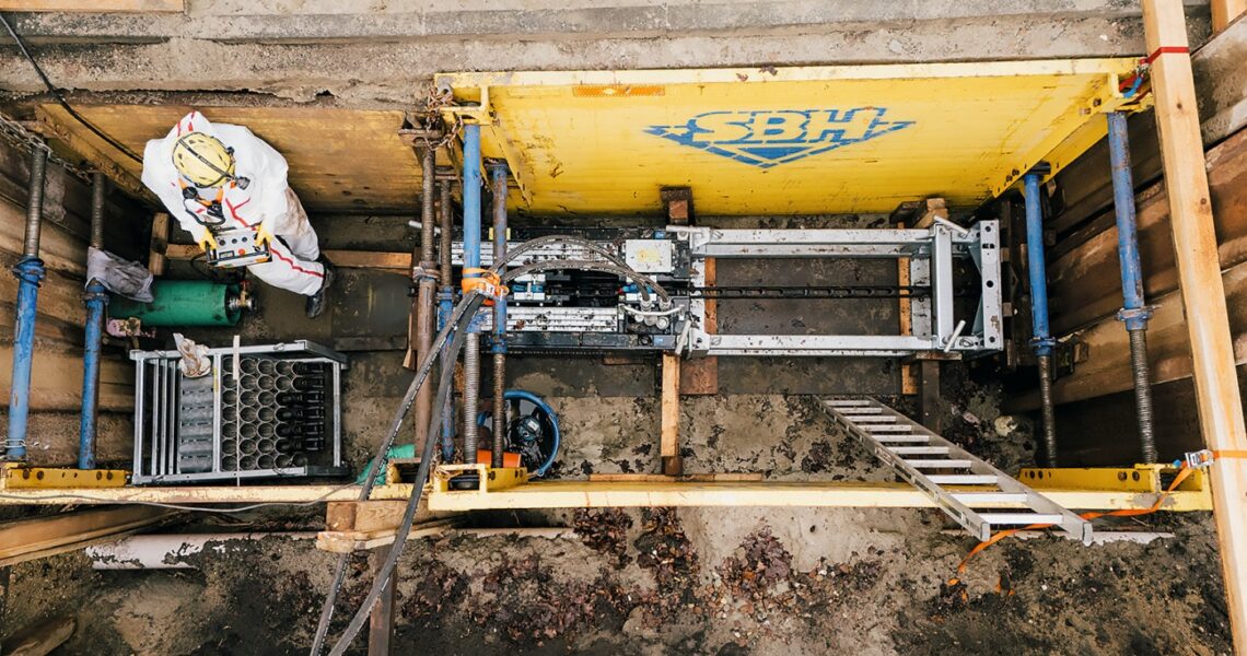 Sanierungstechnik Dommel setzt Grundoburst 800G ein Dommel