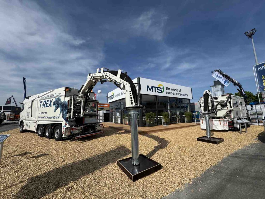 MTS präsentiert auf der Nordbau den Prototyp T-Rex MTS Mobile Tiefbau Saugsysteme
