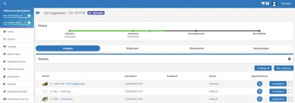 Kundenportal jetzt mit Vertragsübersicht