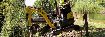 Wacker Neuson präsentiert kompakte Maschinen für den Galabau