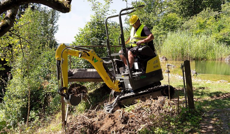Wacker Neuson präsentiert kompakte Maschinen für den Galabau