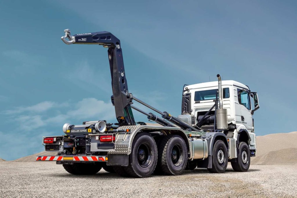 Meiller präsentiert neuen Abrollkipper Tectrum RS32 Meiller