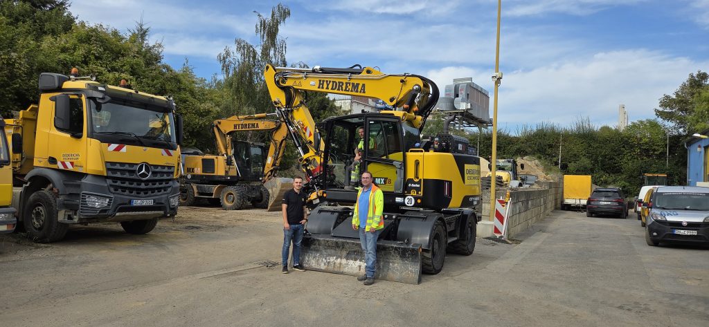 Hydrema-Citybagger überzeugen im Baustelleneinsatz