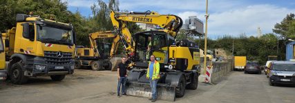 Hydrema-Citybagger überzeugen im Baustelleneinsatz