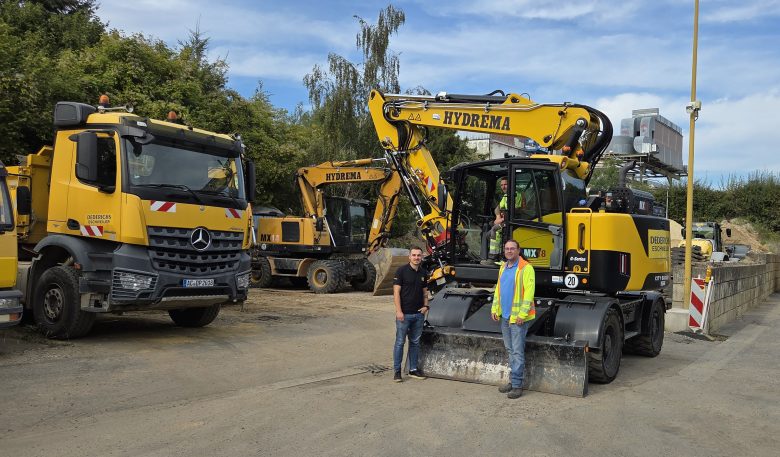 Hydrema-Citybagger überzeugen im Baustelleneinsatz